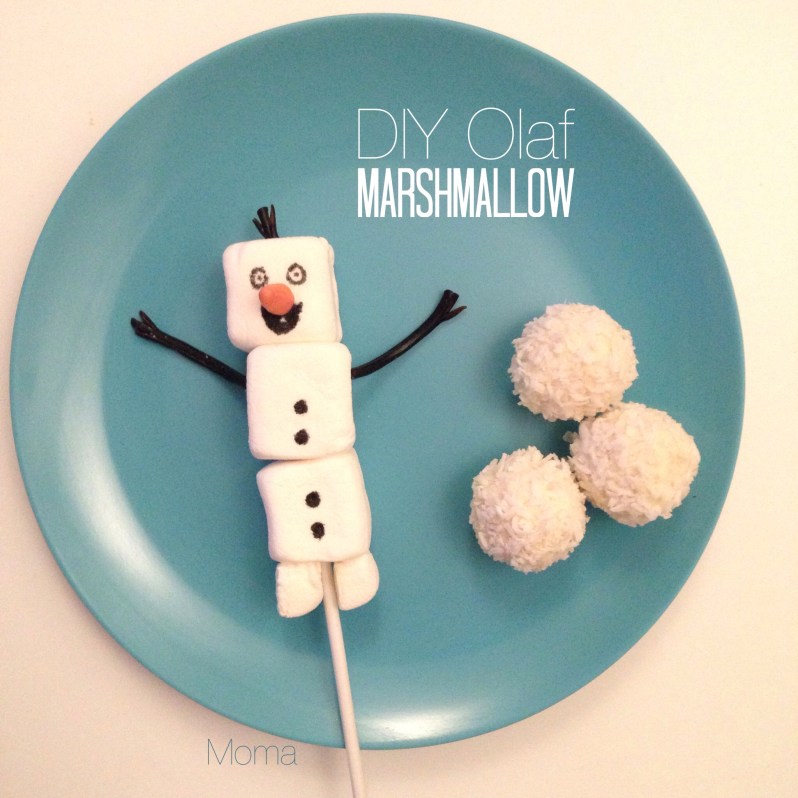 DIY Olaf Marshmallow