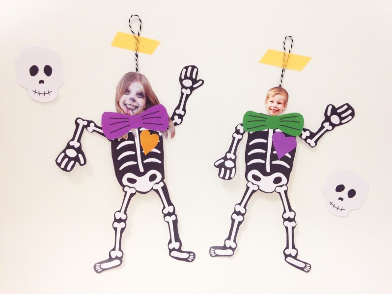 DIY squelette articulé par Moma for halloween