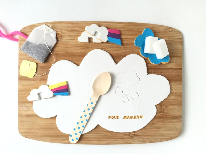{DIY fête des mères} Le set à thé nuages!