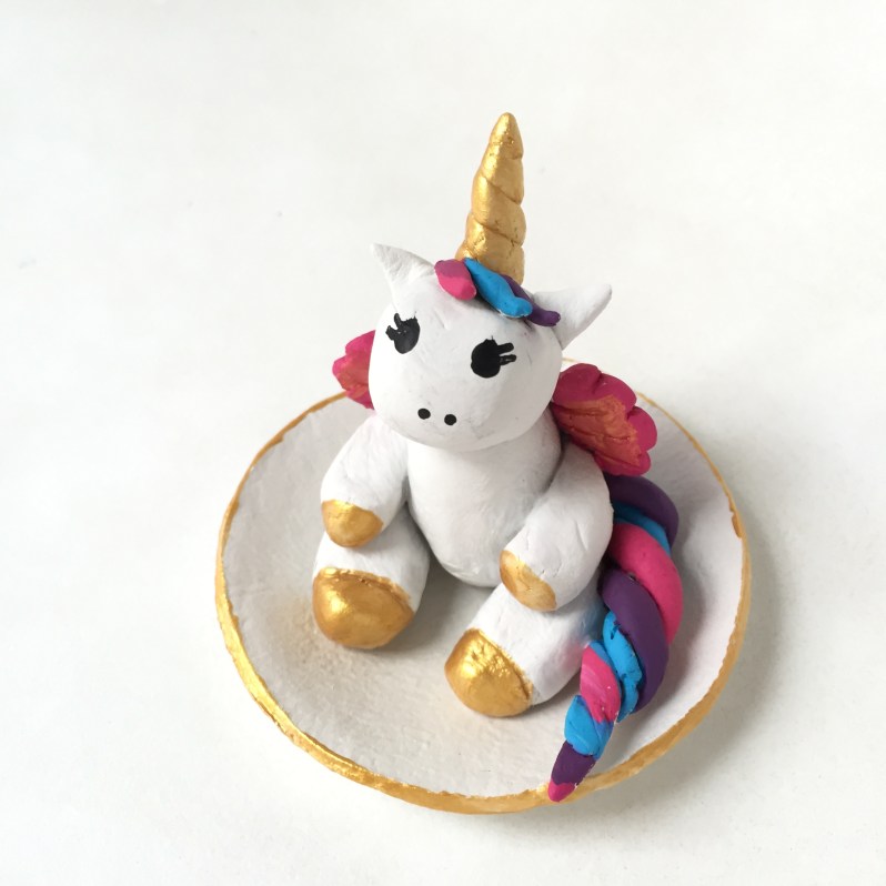 {DIY Fête des mères} La jolie licorne porte bijoux!