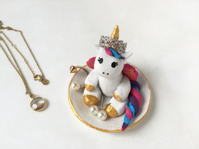 {DIY Fête des mères} La jolie licorne porte bijoux!