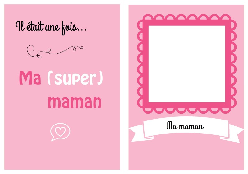 Free printable : Cahier fête des mères by Moma le Blog