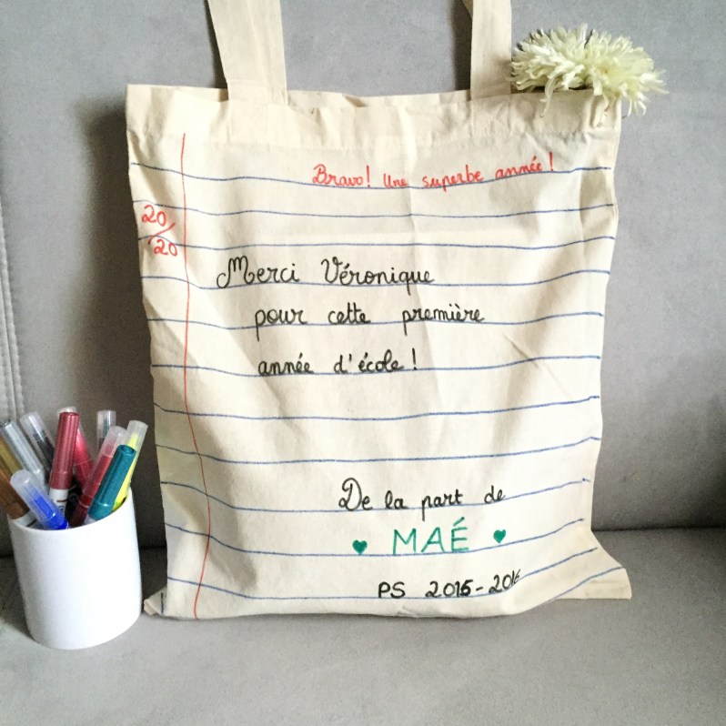 {DIY} Le tote bag spécial maîtresse!