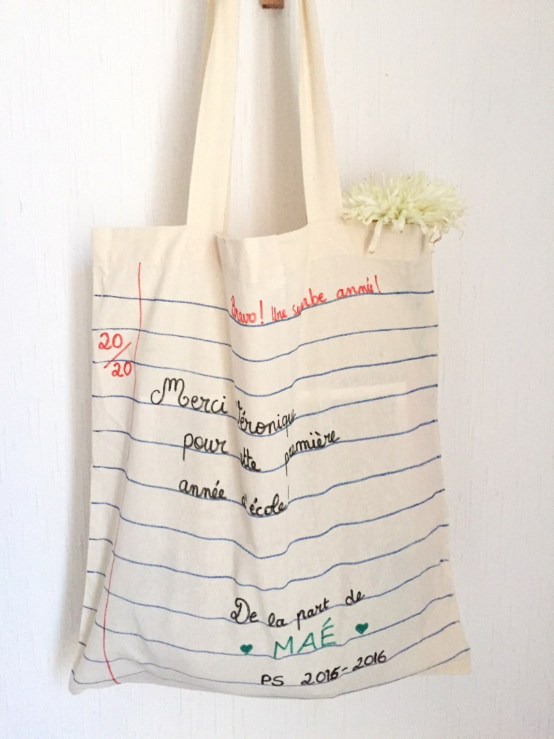 {DIY} Le tote bag spécial maîtresse!