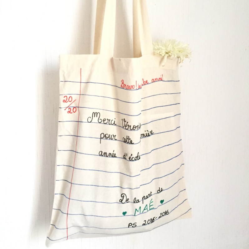 {DIY} Le tote bag spécial maîtresse!