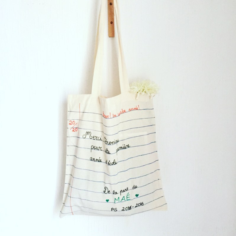 {DIY} Le tote bag spécial maîtresse!