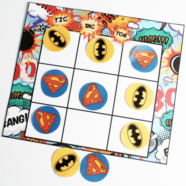 Superhero-Tic-Tac-Toe