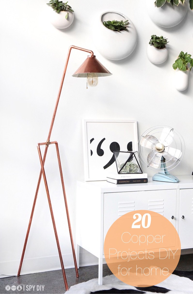 {Sélection DIY} 20 projets en cuivre pour la maison! - 20 Copper projects DIY for Home - Moma le blog