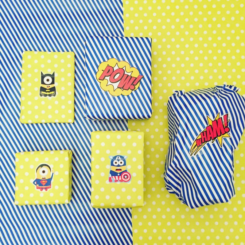 {Party } 4 ans et des supers héros trop minions!