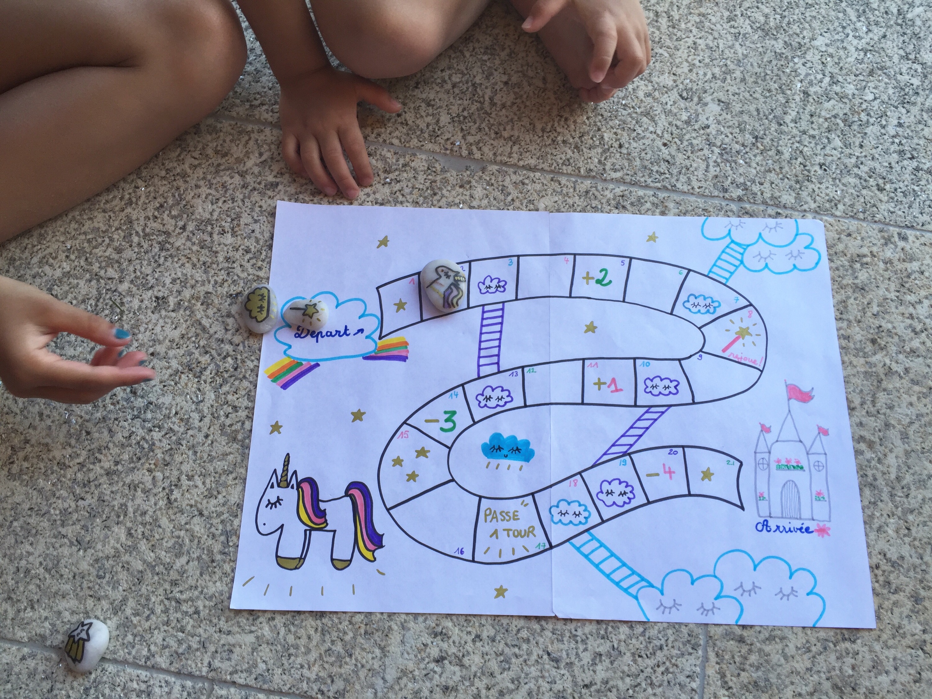 {DIY} Un jeu de l'oie d'été revisité!