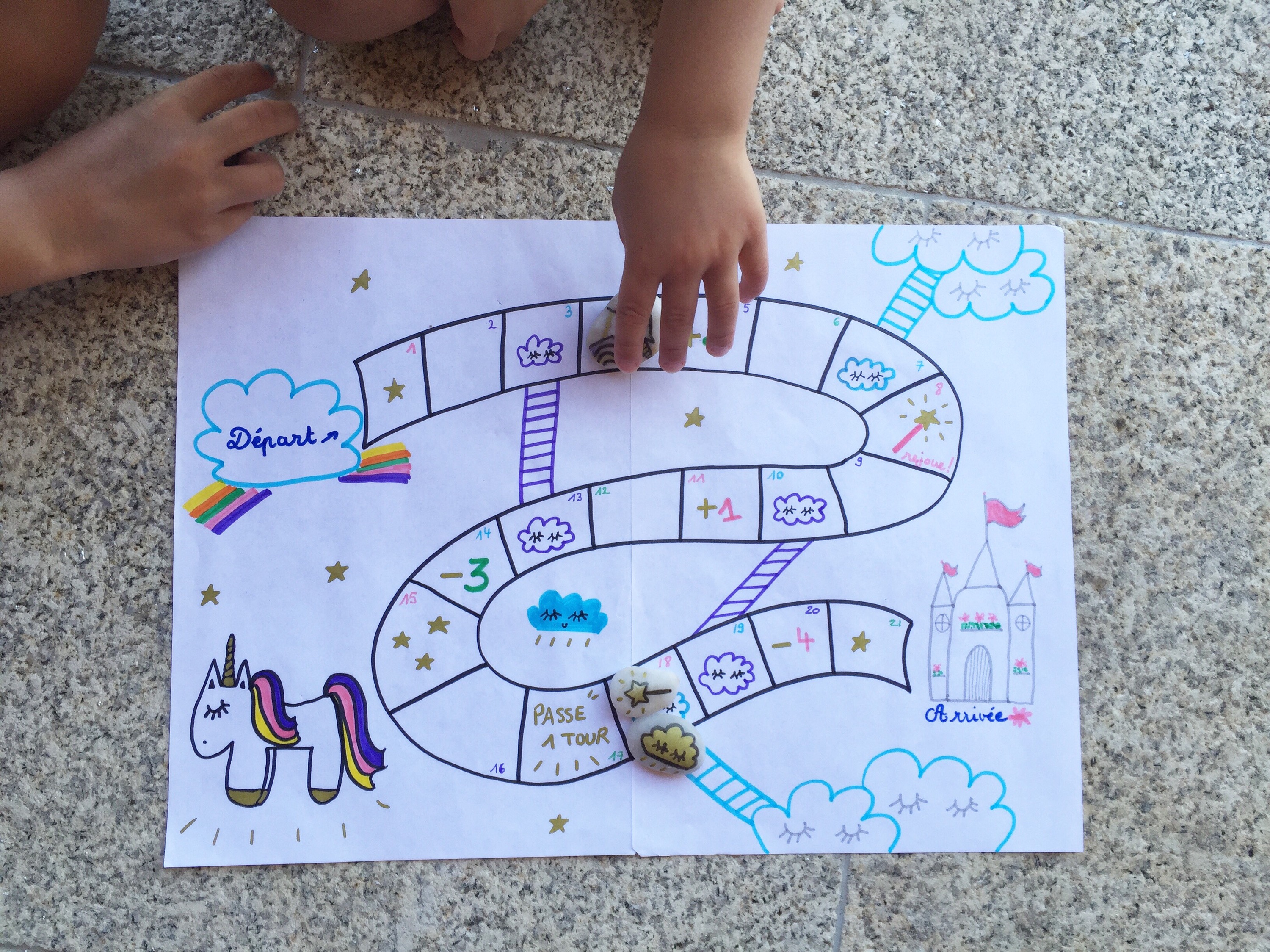 {DIY} Un jeu de l'oie d'été revisité!