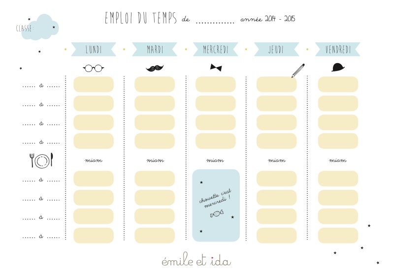 {Freebies} 10 printables pour s'or-ga-ni-ser! Moma le blog
