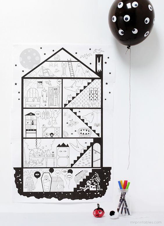 {Halloween} 10 jeux à imprimer! Moma le blog