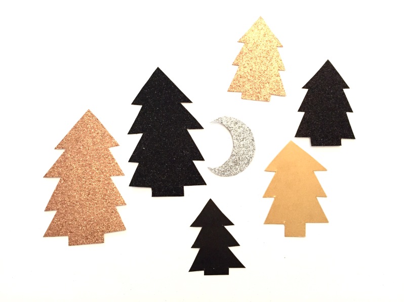 {DIY Noël} La forêt enchantée en papier - Moma le blog